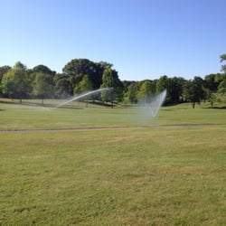 Manakiki Golf Course - Sprinklers in fairway. Fun to play in. Not.