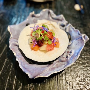 Robin - Scallops and grapefruit - Sushi Bars Near Me - San Francisco, California Robin - Scallops and grapefruit - Sushi Bars Near Me - San Francisco, California