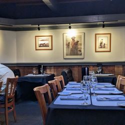 The interior of the restaurant