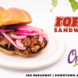 Ophelia's - Ropa, a spanish beef sandwich