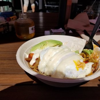 Hash - Hash on Hash with Avocado and Turkey Sausage - Breakfast & Brunch Near Me - Los Angeles, California