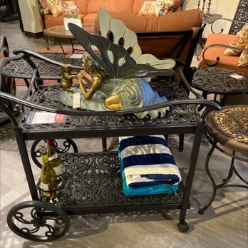 Today's Patio - Tea cart for beverages - Outdoor Furniture Stores Near Me - Gilbert, Arizona