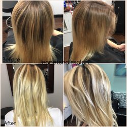 Jeanet's Hair Salon - Balayage ombré, dimensional blonde highlights