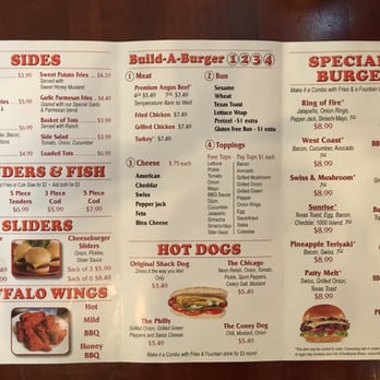 The Burger Shack - Chantilly - Menu front - Hot Dogs Near Me - Chantilly, Virginia The Burger Shack - Chantilly - Menu front - Hot Dogs Near Me - Chantilly, Virginia