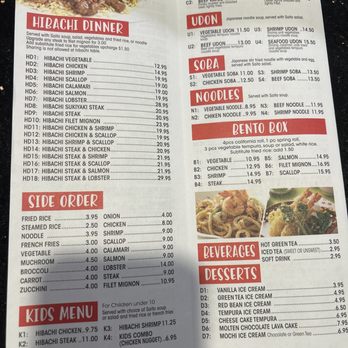 Saito Japanese Steakhouse - Menu - Japanese Near Me - Hopkinsville, Kentucky Saito Japanese Steakhouse - Menu - Japanese Near Me - Hopkinsville, Kentucky