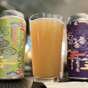 Zigu - BeerLabHI Shikwasa beer, limited release. With both can designs - Seafood Near Me - Honolulu, Hawaii