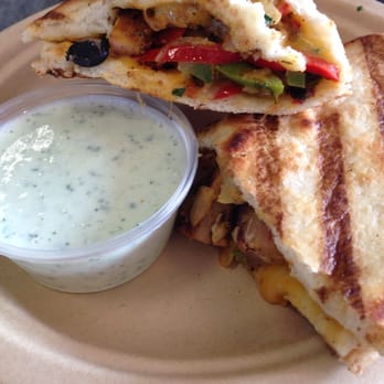 Green Tomato Grill - Greek chicken melt - New American Near Me - Orange, California