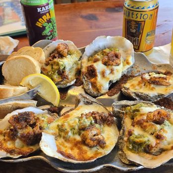 TopWater Grill - Oysters Diablo - Seafood Near Me - San Leon, Texas TopWater Grill - Oysters Diablo - Seafood Near Me - San Leon, Texas