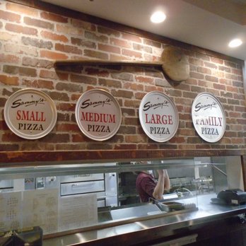 Sammy's Pizza &Restaurant - Your choice of sizes - on the wall in the front lobby. - Pizza Near Me - Grand Rapids, Minnesota Sammy's Pizza &Restaurant - Your choice of sizes - on the wall in the front lobby. - Pizza Near Me - Grand Rapids, Minnesota