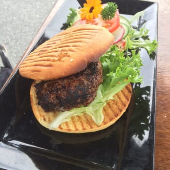 Cafe Encounter - Lamb burger - Cafes Near Me - Kaikoura, CAN