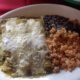 Green Chicken Enchiladas