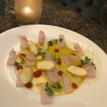 ALBA Bar & Café - Smoked Hamachi Crudo - New American Near Me - Napa, California ALBA Bar & Café - Smoked Hamachi Crudo - New American Near Me - Napa, California