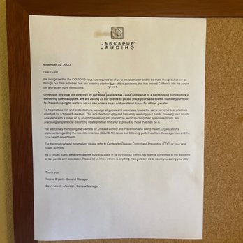 Larkspur Landing Folsom - Written in 2020 and they couldn't correct their business letter to guests? - Hotels Near Me - Folsom, California