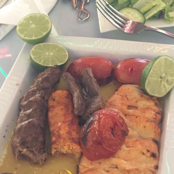 Atlas Mediterranean Kitchen - Couldn't wait to dig into the kabobs, this was half way through - Mediterranean Near Me - Simi Valley, California Atlas Mediterranean Kitchen - Couldn't wait to dig into the kabobs, this was half way through - Mediterranean Near Me - Simi Valley, California