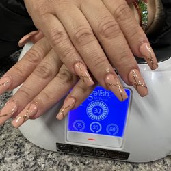 Nail Academy - Simple design with coffin shape