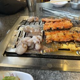 18 baby octopus 10 spicy pork belly 1 prime brisket 18 baby octopus 10 spicy pork belly 1 prime brisket