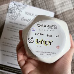 Wax Poetic Candle Bar