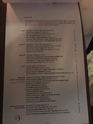 Menu photo 7 13 Celsius Houston, TX