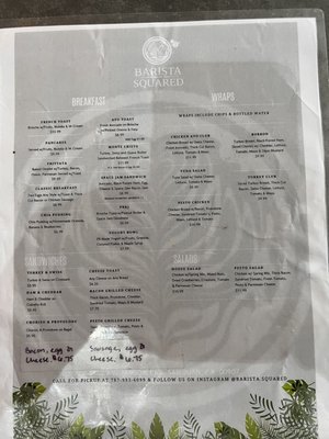 Menu photo 4 Barista Squared San Juan, PR Menu photo 4 Barista Squared San Juan, PR