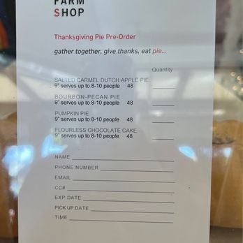 Le Cafe De La Plage - Thanksgiving preorder menu 11/2022 - Coffee & Tea Near Me - Malibu, California
