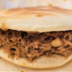 Fang's Noodle House - Stewed Pork Sandwich, $8.99 - 3 Stars