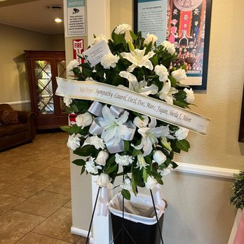 Angel Petals - Premium Standing arrangement - Florists Near Me - National City, California Angel Petals - Premium Standing arrangement - Florists Near Me - National City, California