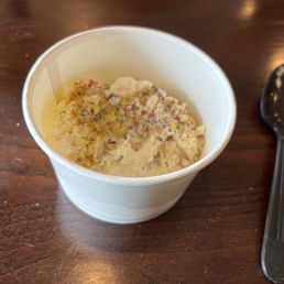 Sample of the new dessert offering