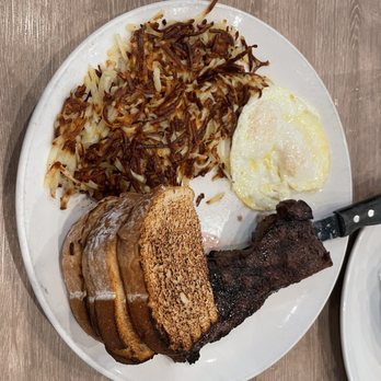 Broken Yolk Cafe - Steak and eggs $23.99 - American Near Me - Las Vegas, Nevada