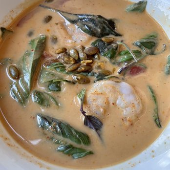 Thai District - Red curry with shrimp - Thai Near Me - Long Beach, California Thai District - Red curry with shrimp - Thai Near Me - Long Beach, California