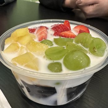 Miss T - Grass jelly milk with fruit - Coffee & Tea Near Me - San Francisco, California Miss T - Grass jelly milk with fruit - Coffee & Tea Near Me - San Francisco, California