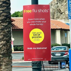 Free Flu Shot Sign