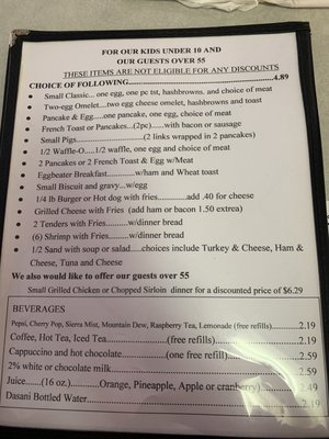 Menu photo 1 C's Waffles Family Restaurant Hubbard, OH Menu photo 1 C's Waffles Family Restaurant Hubbard, OH