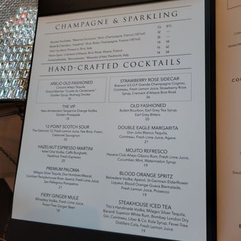 Del Frisco's Double Eagle Steakhouse - Menu - New American Near Me - Indianapolis, Indiana