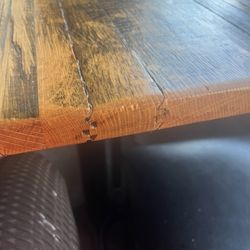Ole Crow Tavern - Love these hand made tables