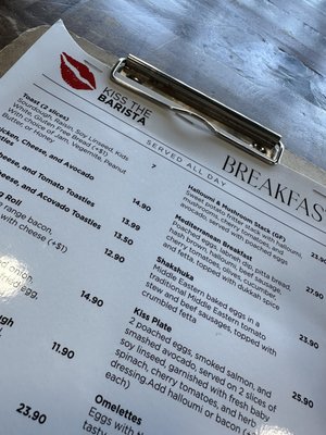 Menu photo 1 Kiss the Barista Sandringham, NSW