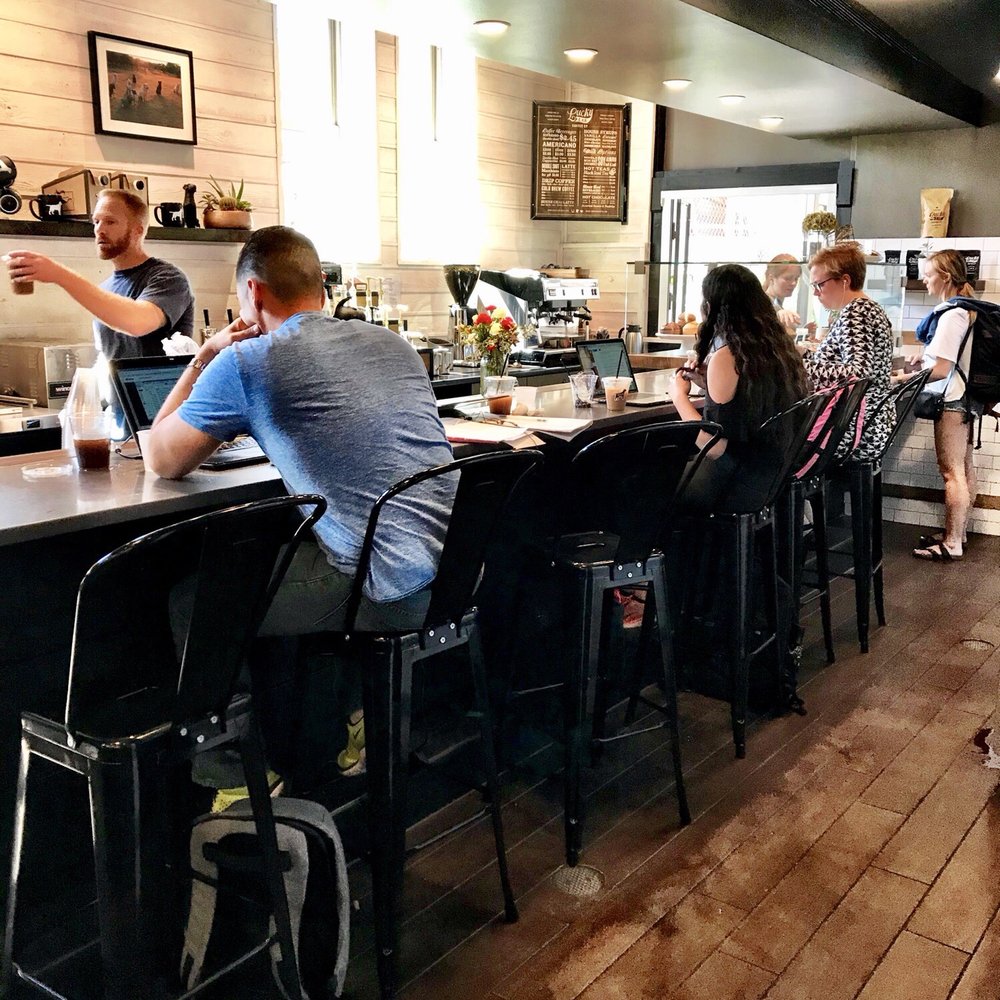 Lucky Lab Coffee - You order at the far right there, and you pick up on the far left. I think there's an in-house bakery, at the left of this pic. - Desserts Near Me - Austin, Texas Lucky Lab Coffee - You order at the far right there, and you pick up on the far left. I think there's an in-house bakery, at the left of this pic. - Desserts Near Me - Austin, Texas