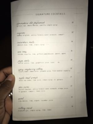 Menu photo 7 The Commodore Miami, FL