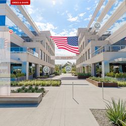 Invision Studio - Exterior 360° Panorama with Floor Plan - Office Building Complex in irvine, CA