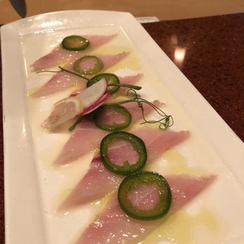 Kata Robata - Hamachi and jalapeño sashimi - Sushi Bars Near Me - Houston, Texas Kata Robata - Hamachi and jalapeño sashimi - Sushi Bars Near Me - Houston, Texas