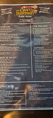 Menu photo 7 The Crafty Irishman Dallas, TX Menu photo 7 The Crafty Irishman Dallas, TX