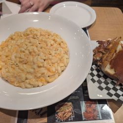 Gangster Cheese - Lobster mac and cheese an pulled pork sandwich.
