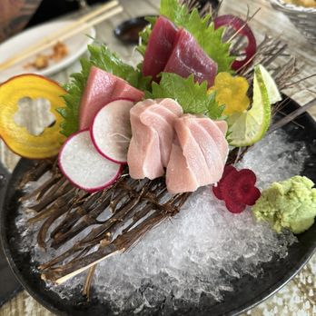 The Clubhouse - Sashimi Sampler (Otoro, Toro, and Blue Fin) - Sushi Bars Near Me - Mililani, Hawaii