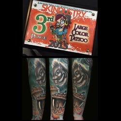 EB Tattoo - Eddie Bonacore - 3rd place Large color at the Skindustry expo in Bethlehem, PA.