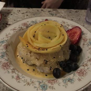 Laut - Mango Coconut Sticky Rice - Thai Near Me - New York, New York Laut - Mango Coconut Sticky Rice - Thai Near Me - New York, New York