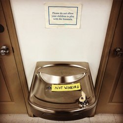 Ladies of Charity Thrift Store - Parched while out shopping Sought to quench & regain strength Kids broke the fountain #NOLA_Haiku #Chattanooga #TheNooga #RockCity #Haiku