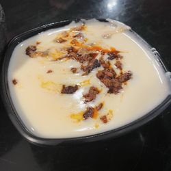 Crazy Mexican Restaurant and Grill - Cheese dip with chorizo