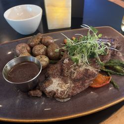 Aurora Lounge - $48 AAA Alberta Striploin Steak- Yummy!