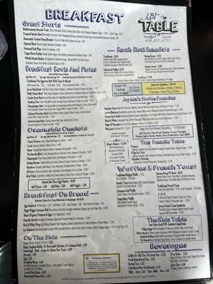 Menu photo 2 LBI Table Ship Bottom, NJ