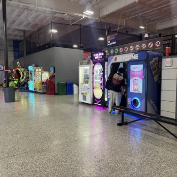 Sky Zone Trampoline Park - Arcade/Food Area - Trampoline Parks Near Me - Vacaville, California Sky Zone Trampoline Park - Arcade/Food Area - Trampoline Parks Near Me - Vacaville, California