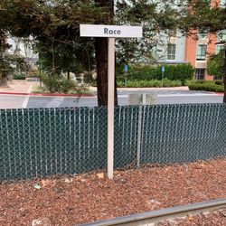 VTA Race Street station - Sign